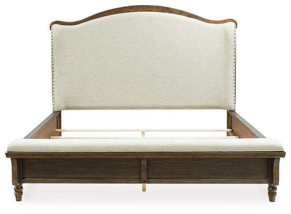 Sturlayne - Brown - Queen Upholstered Panel Bed