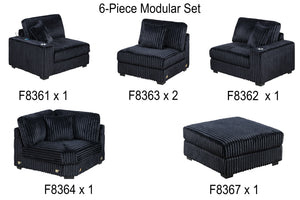 A set of complementary armless pieces that can be effortlessly pushed together to form a seamless