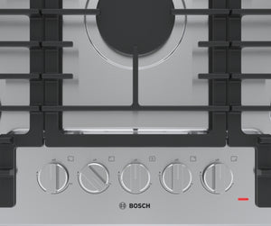 500 Series, Gas Cooktop, 30'', Stainless steel