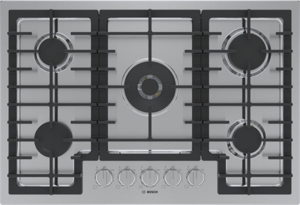 800 Series, Gas Cooktop, 30'', Stainless steel