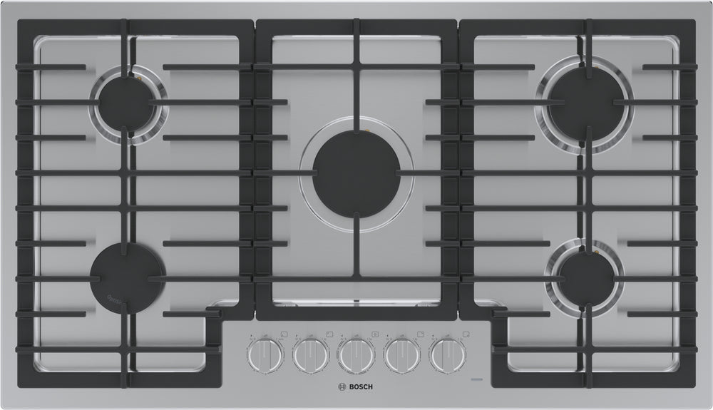 500 Series, Gas Cooktop, 36'', Stainless steel
