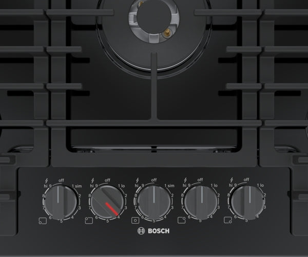 800 Series, Gas Cooktop, 30'', Black