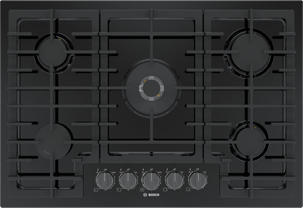 800 Series, Gas Cooktop, 30'', Black