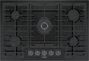 800 Series, Gas Cooktop, 30'', Black