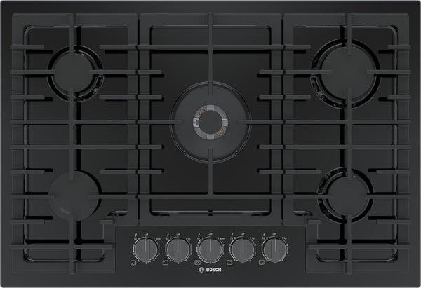 800 Series, Gas Cooktop, 30'', Black