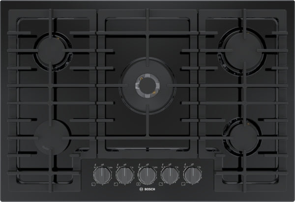 800 Series, Gas Cooktop, 30'', Black