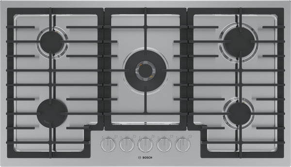 800 Series, Gas Cooktop, 36'', Stainless steel