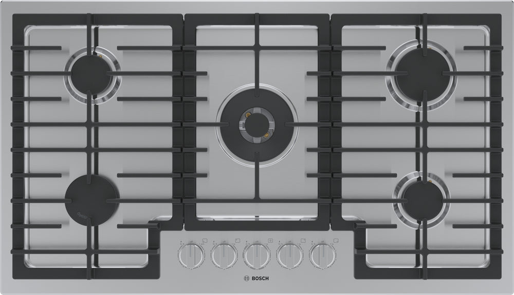 800 Series, Gas Cooktop, 36'', Stainless steel