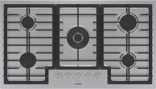 800 Series, Gas Cooktop, 36'', Stainless steel