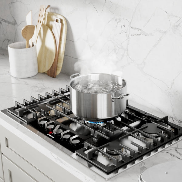 Benchmark®, Gas Cooktop, 30'', Stainless steel
