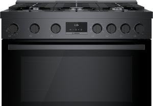 800 Series, Dual Fuel Freestanding Range, 36'', Black Stainless Steel