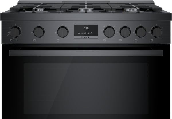 800 Series, Dual Fuel Freestanding Range, 36'', Black Stainless Steel