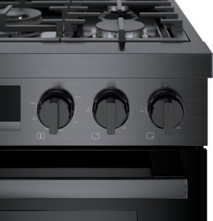 800 Series, Gas Freestanding Range, 30'', Black Stainless Steel