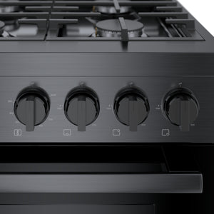 800 Series, Gas Freestanding Range, 36'', Black Stainless Steel