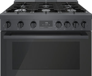 800 Series, Dual Fuel Freestanding Range, 36'', Black Stainless Steel