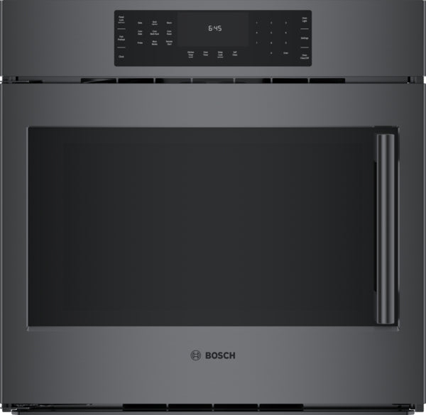800 Series, Single Wall Oven, 30'', Left SideOpening Door, Black Stainless Steel