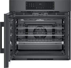 800 Series, Single Wall Oven, 30'', Left SideOpening Door, Black Stainless Steel