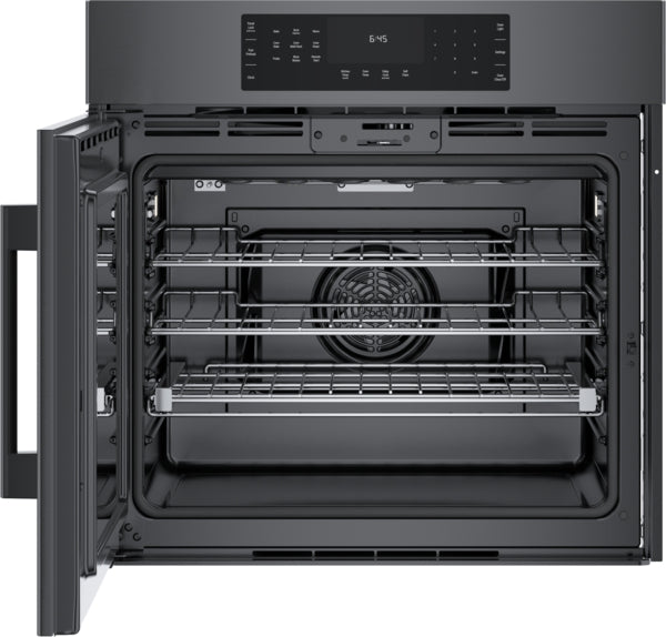 800 Series, Single Wall Oven, 30'', Left SideOpening Door, Black Stainless Steel
