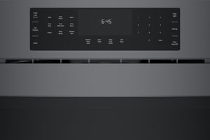 800 Series, Single Wall Oven, 30'', Left SideOpening Door, Black Stainless Steel