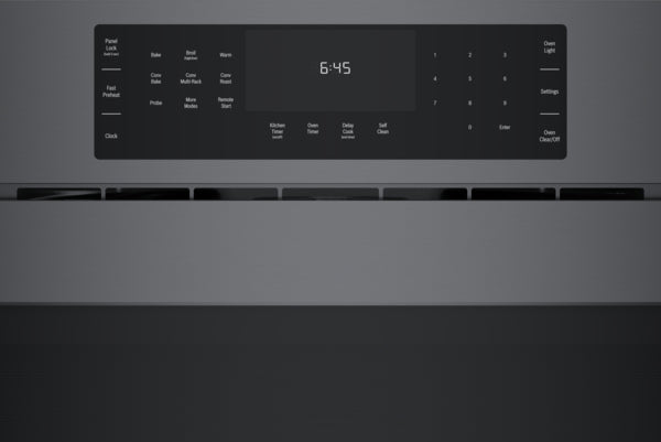 800 Series, Single Wall Oven, 30'', Left SideOpening Door, Black Stainless Steel