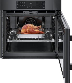 800 Series, Single Wall Oven, 30'', Right SideOpening Door, Black Stainless Steel