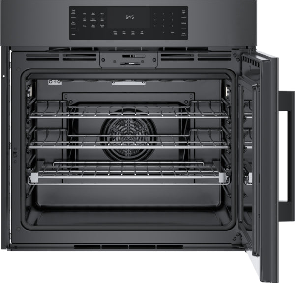 800 Series, Single Wall Oven, 30'', Right SideOpening Door, Black Stainless Steel