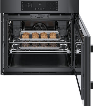 800 Series, Single Wall Oven, 30'', Right SideOpening Door, Black Stainless Steel