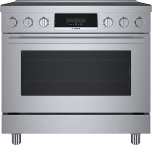 800 Series, Induction freestanding range, 36'', Stainless Steel