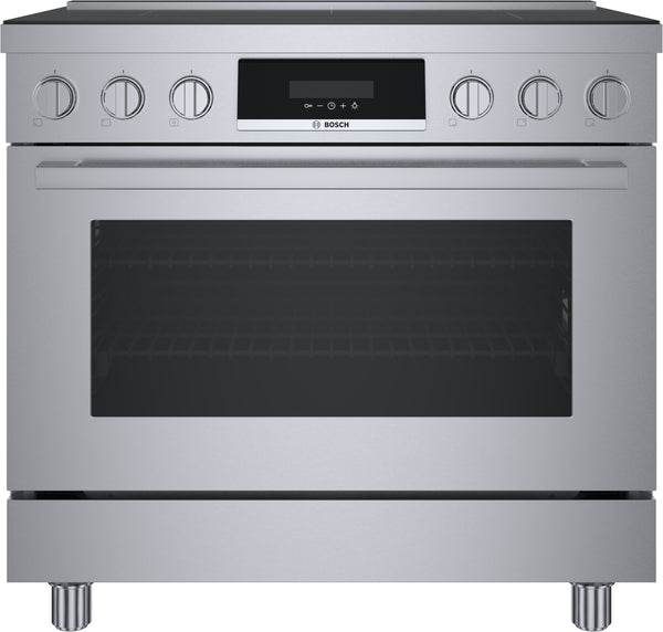 800 Series, Induction freestanding range, 36'', Stainless Steel