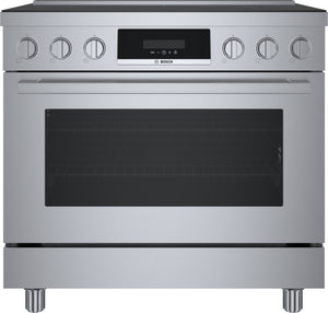 800 Series, Induction freestanding range, 36'', Stainless Steel