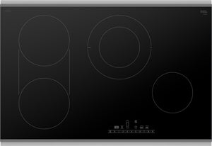 800 Series, Electric Cooktop, 30'', Black, surface mount with frame