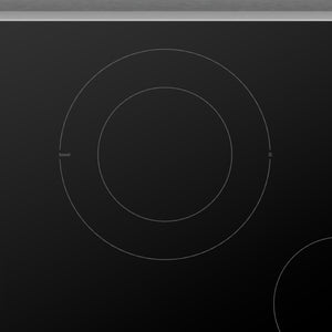 800 Series, Electric Cooktop, 30'', Black, surface mount with frame