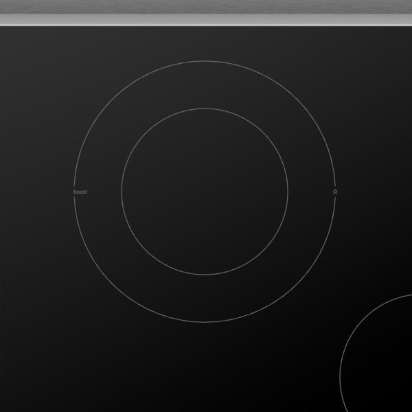 800 Series, Electric Cooktop, 30'', Black, surface mount with frame
