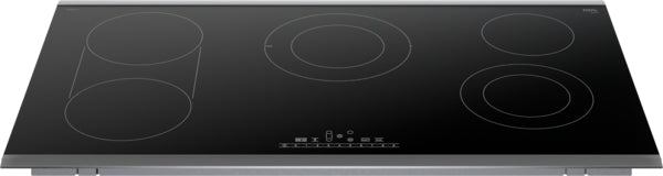 800 Series, Electric Cooktop, 36'', Black, surface mount with frame