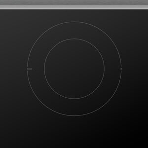 500 Series, Electric Cooktop, 36'', Black, Without Frame