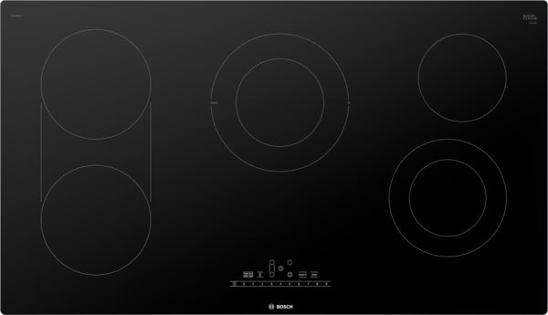 800 Series, Electric Cooktop, 36'', Black, Without Frame