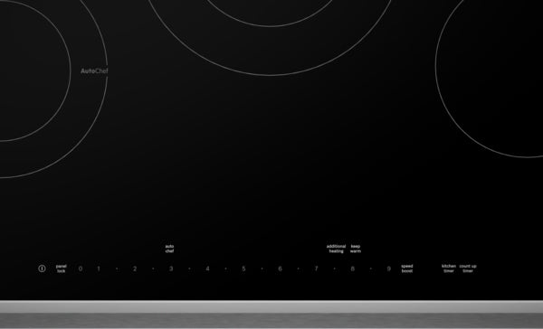 Benchmark®, Electric Cooktop, 30'', Black, surface mount with frame