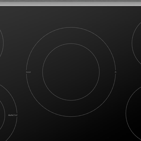 Benchmark®, Electric Cooktop, 30'', Black, surface mount with frame