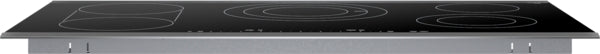 Benchmark®, Electric Cooktop, 36'', Black, surface mount with frame