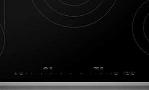 Benchmark®, Electric Cooktop, 36'', Black, surface mount with frame