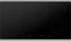 Benchmark®, Electric Cooktop, 36'', Black, surface mount with frame