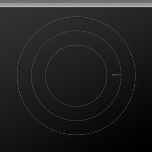 Benchmark®, Electric Cooktop, 36'', Black, surface mount with frame