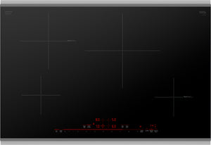 800 Series, Induction Cooktop, 30'', Black, surface mount with frame