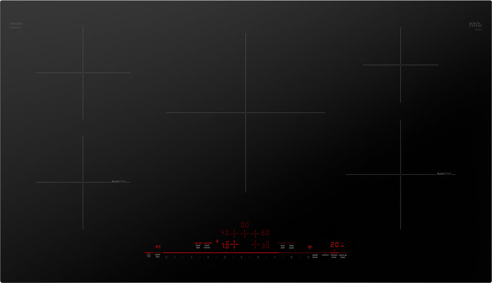 800 Series, Induction Cooktop, 36'', Black, Without Frame