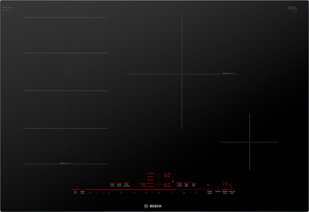 Benchmark®, Induction Cooktop, 30'', Black, Without Frame