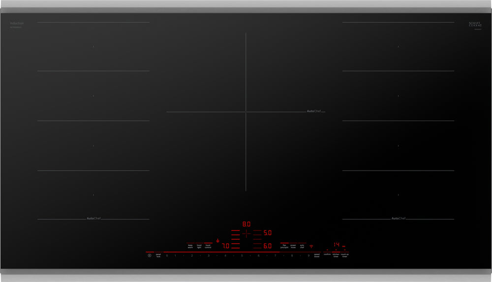 Benchmark®, Induction Cooktop, 36'', Black, surface mount with frame