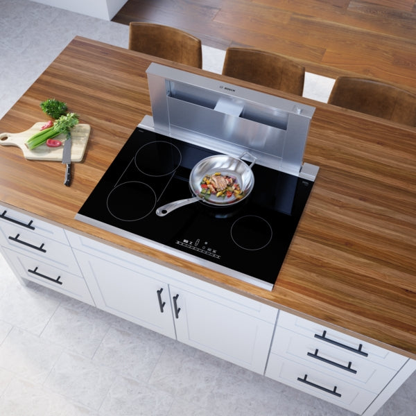 800 Series, Electric Cooktop, 30'', Black, surface mount with frame