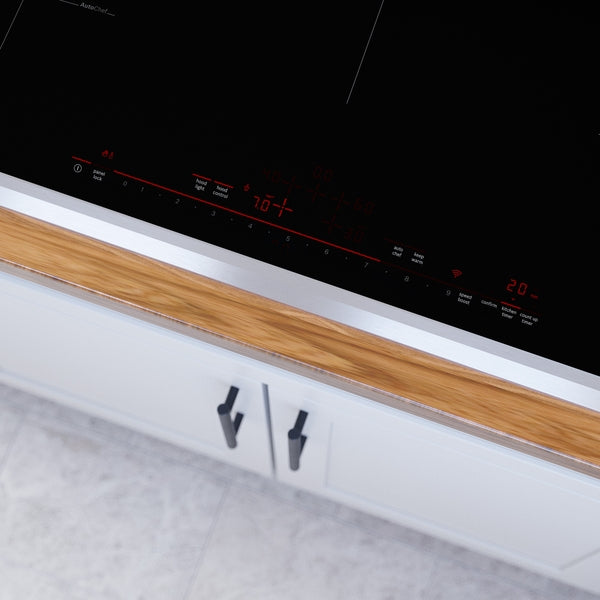 800 Series, Induction Cooktop, 36'', Black, surface mount with frame