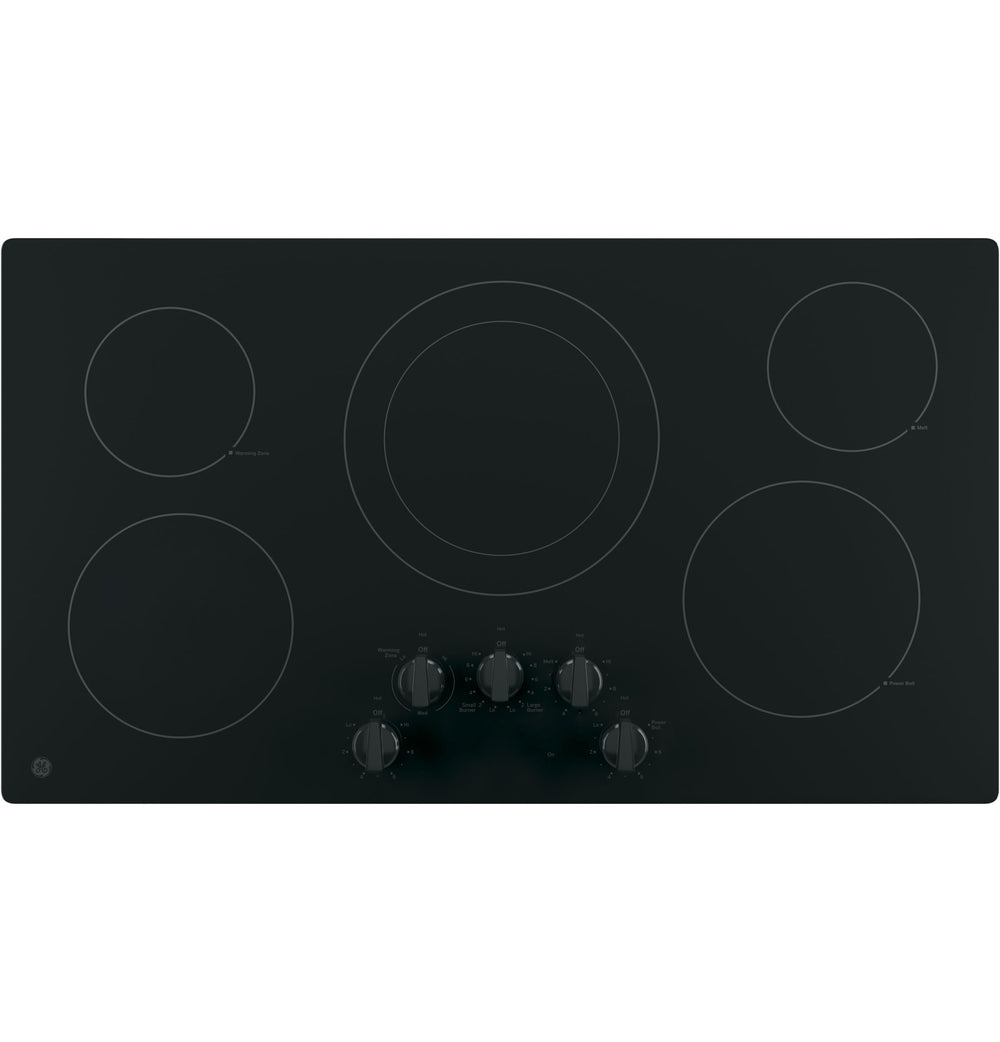 GE® 36" Built-In Knob Control Electric Cooktop