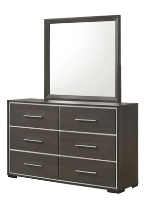 Sharpe - Queen 4 Piece Bedroom Set - Dark Gray
